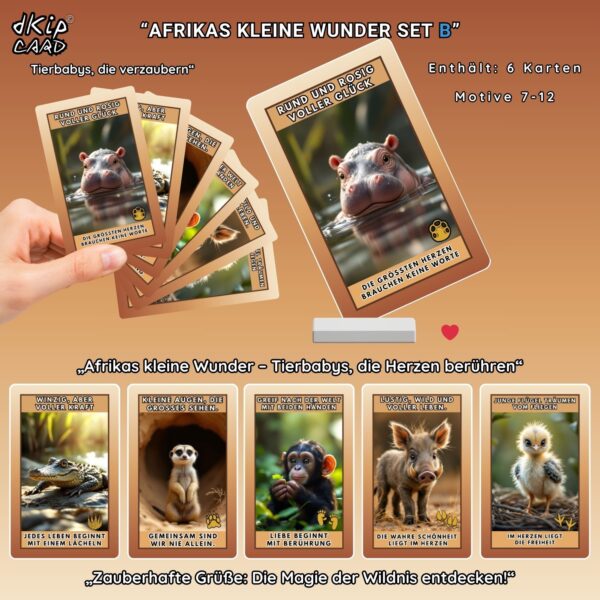 Afrikas Kleine Wunder Kollektion – dKip Cards – Bild 4