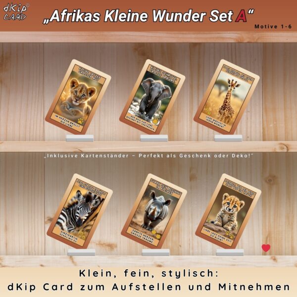 Afrikas Kleine Wunder Kollektion – dKip Cards – Bild 7